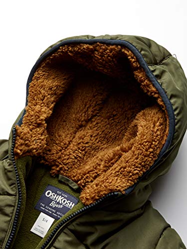 Image of OshKosh B'Gosh boys Heavyweight Winter Jacket With Sherpa Lining