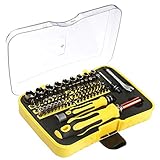 〖Adecuado para numerosos dispositivos eléctricos〗 Con este juego 70 en 1 súper práctico y robusto, puede reparar rápida y fácilmente teléfonos inteligentes, tabletas, computadoras, cámaras, gafas, relojes, juguetes, consolas de videojuegos de joyería, etc. 