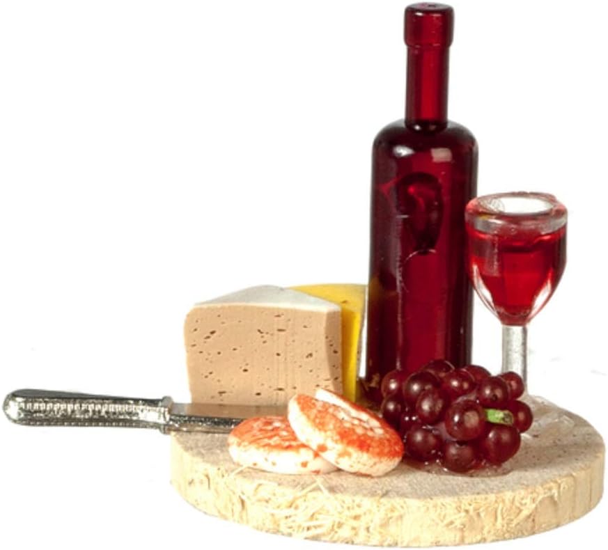 Dolls House Cheese & Wine Board 1:1...