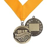 Medalla de premio Salutatorian en cinta dorada de grogrén