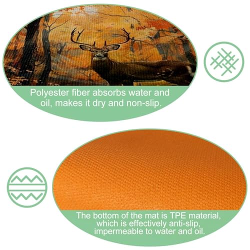 Alfombra de cocina lavable VAPOKF que soluciona suelos húmedos y sucios 6