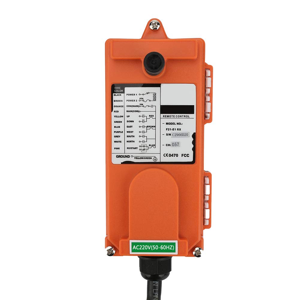 Bezprzewodowy pilot do wciągarki pilot 2 nadajniki + 1 odbiornik, 220 V, IP65