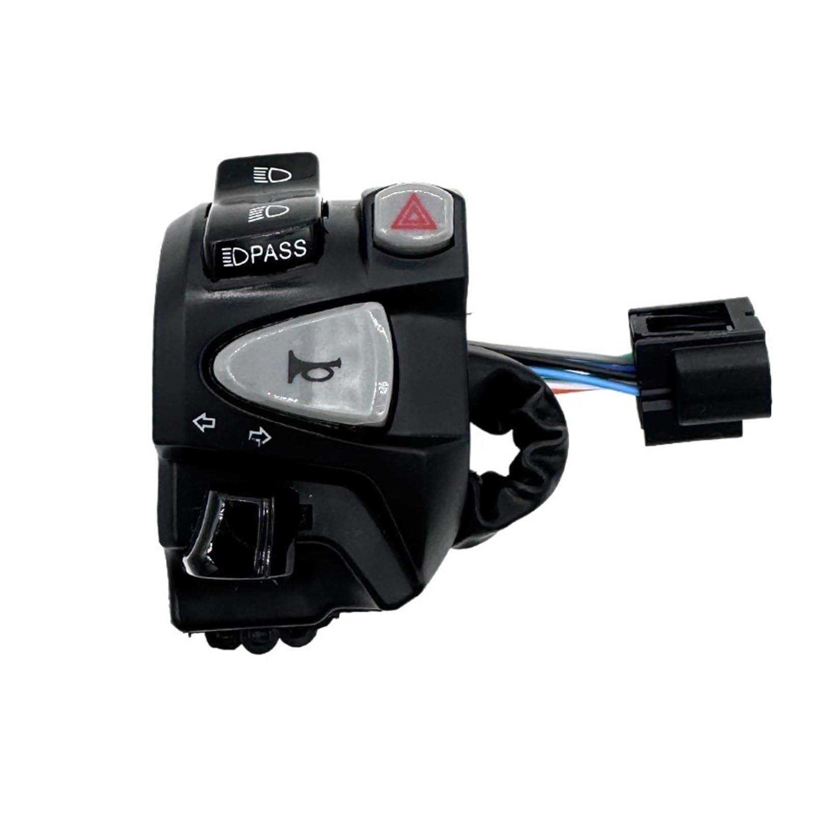 Interruptor de manija izquierda para motocicleta Honda Click 150 con control de luces y bocina 7