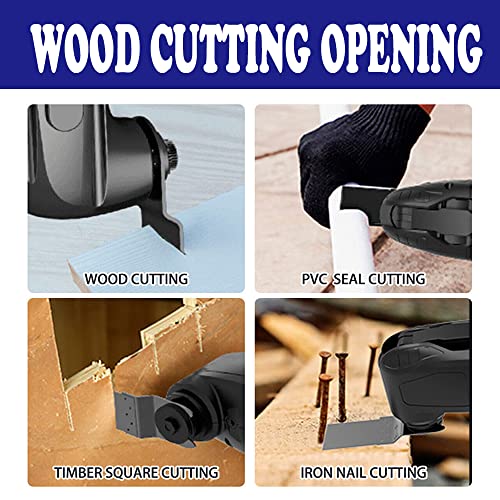 Battery Cordless Oscillating Multi-Tool, Electric Cordless Oscillating Multitools Machine with 4° Oscillating Angle, 22pcs Accessories 6 Speed Oscillating Multi-Tool for Sawing, Cutting 7 Battery Cordless Oscillating Multi-Tool, Electric Cordless Oscillating Multitools Machine with 4° Oscillating Angle, 22pcs Accessories 6 Speed Oscillating Multi-Tool for Sawing, Cutting - Image 7