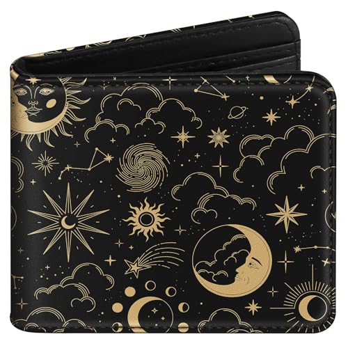 Bistup Sun Moon Bifold Wallet