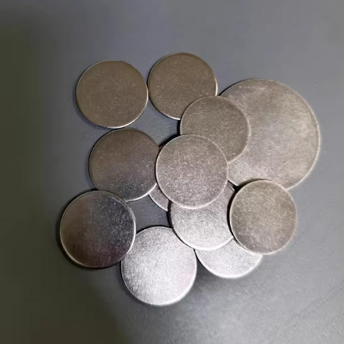 10 Discos Acero Inoxidable 304 - 40mm Diámetro X 3mm - Para Manualidades Y Joyería