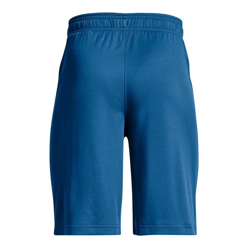 Under Armour Chłopięce spodenki Prototype 2.0 Wordmark, Cruise Blue (899)/czarny, XS