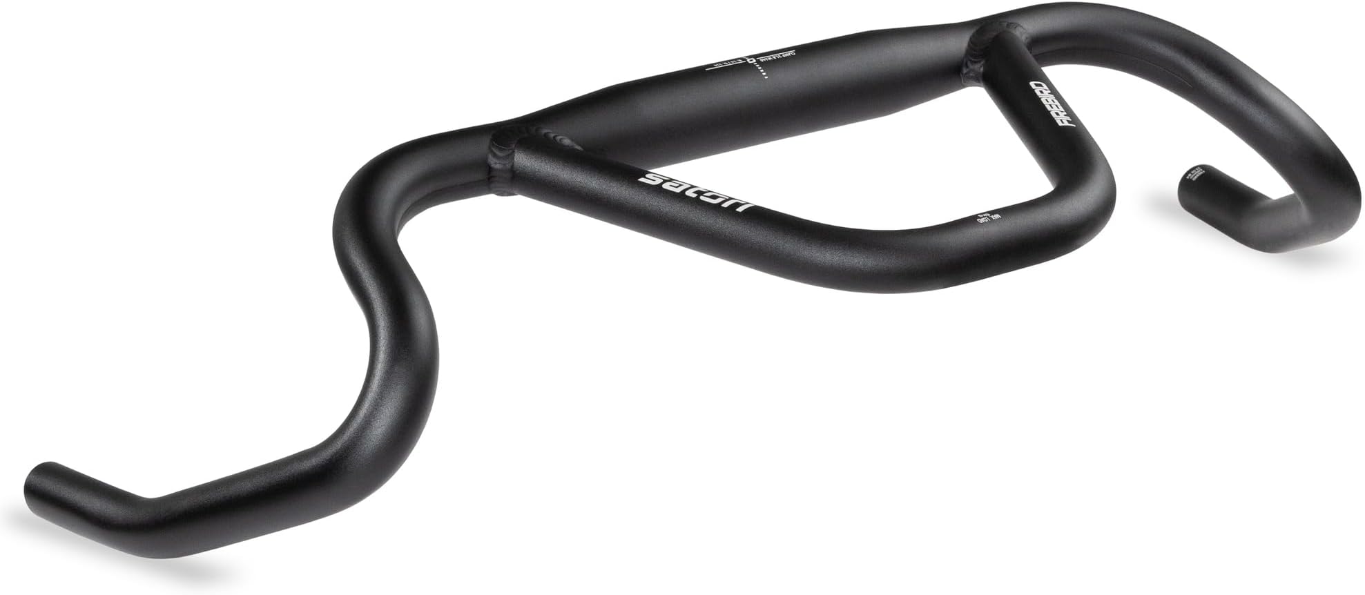 Satori Firebird Gravel Road Bike Bicycle Aluminum Alloy 30 Degree Flare Drop Bar Bent Handlebar with Integrated Front Extension - Clamp Size 31.8mm