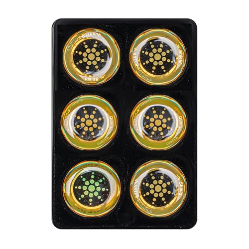 Handy Aufkleber 5G Anti-EMP - Reduziert Ihre Wellenbelastung bis zu 96% Schutz Stickers Blocker Tasche (Golden)