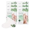 Epielle Nourishing Foot Mask 6 Pairs, Repair and Soften with Hemp & Rosemary Extract, Deep Moisturizing Socks for Dry, Cracked Feet, Self Care Gifts for Women, Spa Kit, Mothers Day Gifts