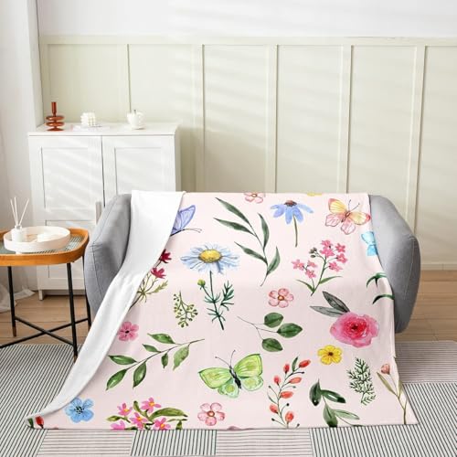 Couverture de lit marguerite colorée pour un nid douillet et poétique