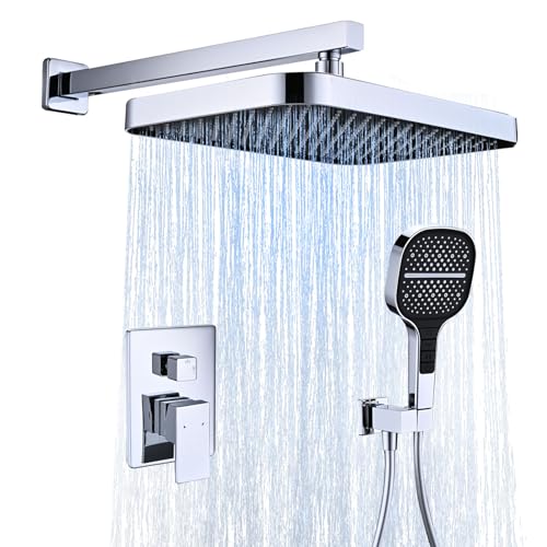 Sistema de ducha lluvia 13 pulgadas con set combinado de mano