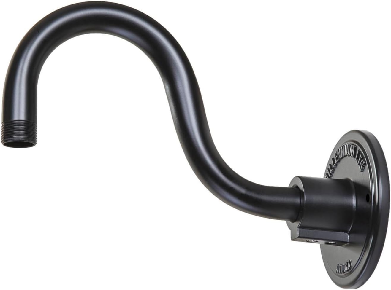 Millennium RGN10-SB Transitional Goose Neck from R Series Collection in Black Finish