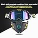 Máscara de casco Jet o Motocross - Universal – Máscara para moto...