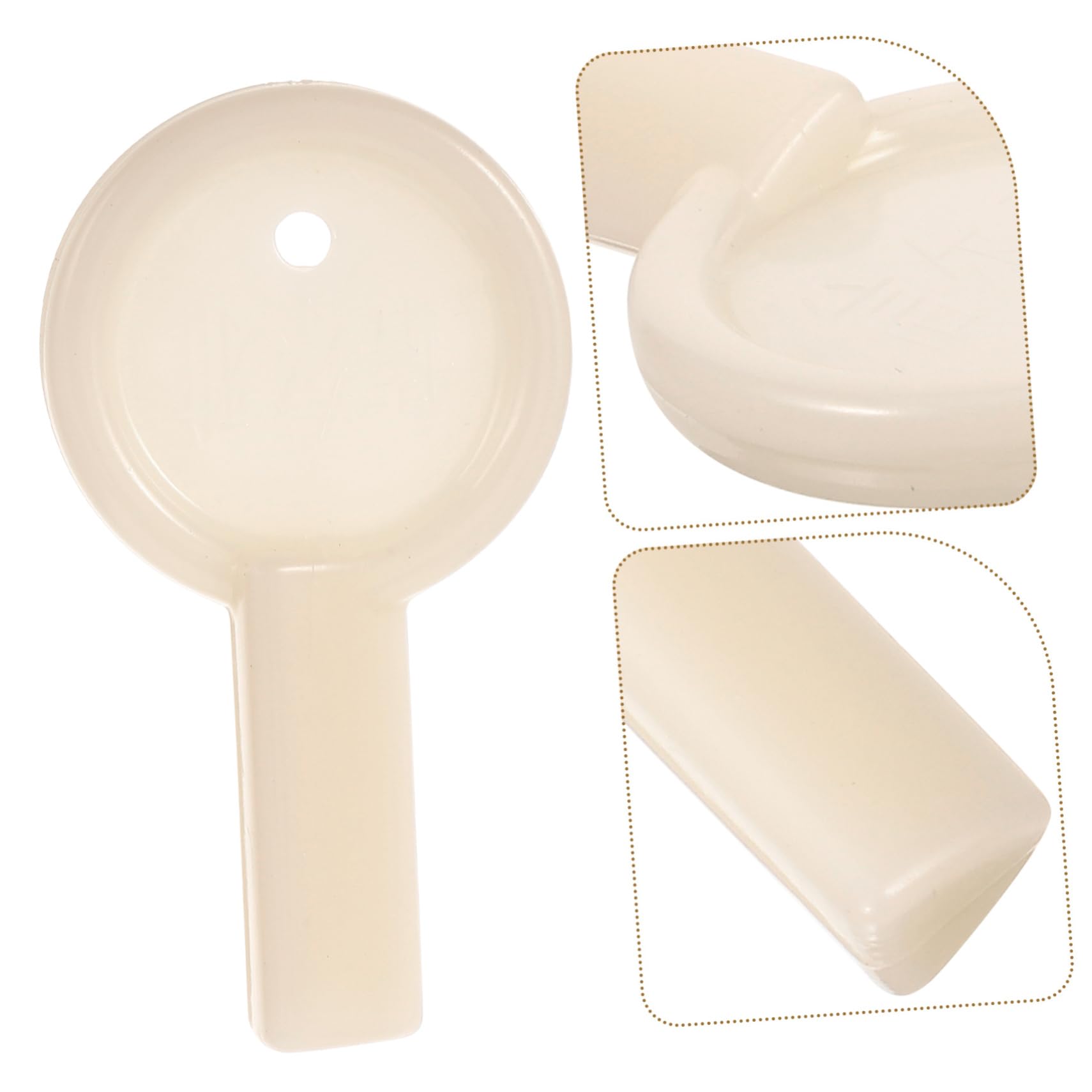 OSOLADY 3pcs Paper Towel Key Toilet Paper Dispenser Key Plastic Easy Access Dispenser Replacement