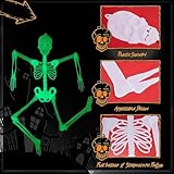 Zoom IMG-2 suaflny scheletro luminoso per halloween Zoom IMG-2 suaflny scheletro luminoso per halloween