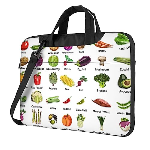Sacoche ordinateur 13 14 pouces tournesol avec bandoulière réglable