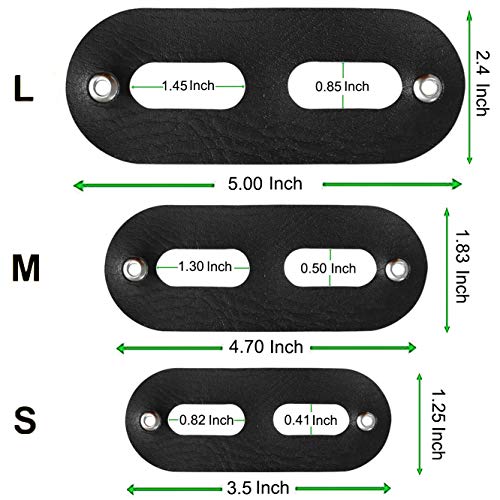 POLKASTORE Bearded Dragon Harness and Leash Adjustable(S,M,L, 3 Pack) - Soft Leather Reptile Lizard Leash for Amphibians… - Image 5