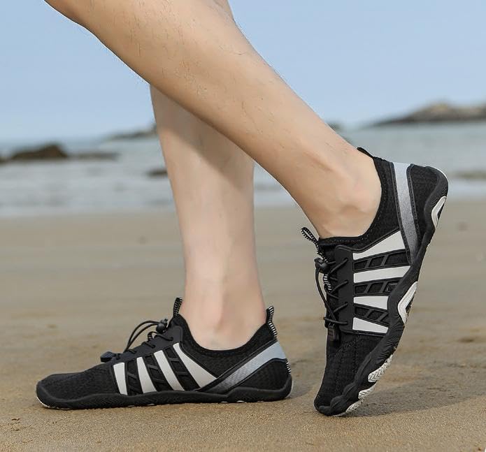 Quick-Dry Aqua Socks Water Shoes Barefoot Comfort Non-Slip Pool Beach Shoes for Water Sports Unisex