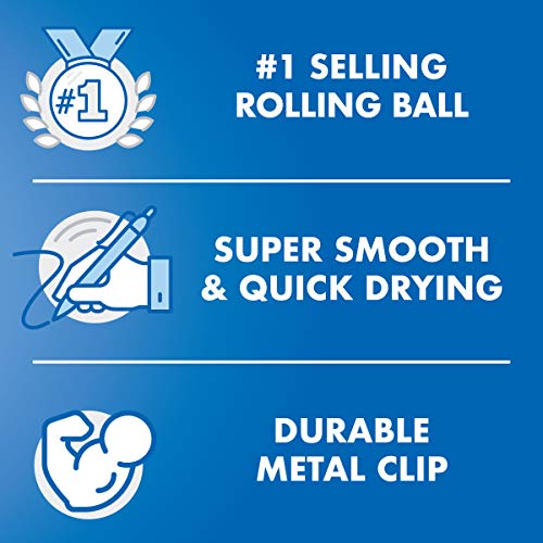 Pilot Precise V7 Stick Liquid Ink Rolling Ball Stick Pens, Fine Point (0.7Mm) Blue Ink, 12-Pack (35349) #TOP2