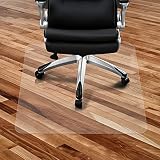 Mat for Office Chair on Hard Woood Floor, 47"x 47"Under Desk Chair Mat for Home Office,Swivel Chair