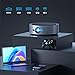 Imagen de Proyector inteligente Home Theater 1080P Home Theater Sala de estar Dormitorio Proyector de pared Pantalla de teléfono inalámbrico  pequeño regalo