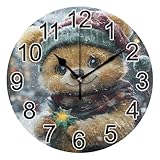 Contenu de l'emballage : seulement 25 cm de diamètre, 0,5 cm d'épaisseur. Alimenté par une pile AA (non fournie), veuillez utiliser une pile carbone normale