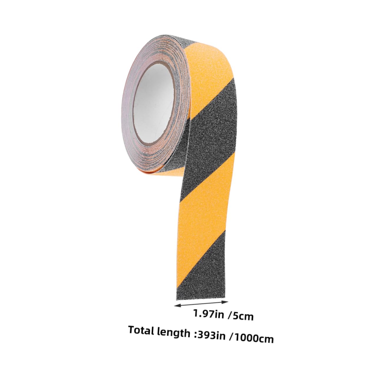 Cinta Antideslizante para Escalones Pvc 2 Rollos 10m X 50 Mm | Superficie de Agarre Mejorada, Resistente al Clima, para Interior y Exterior