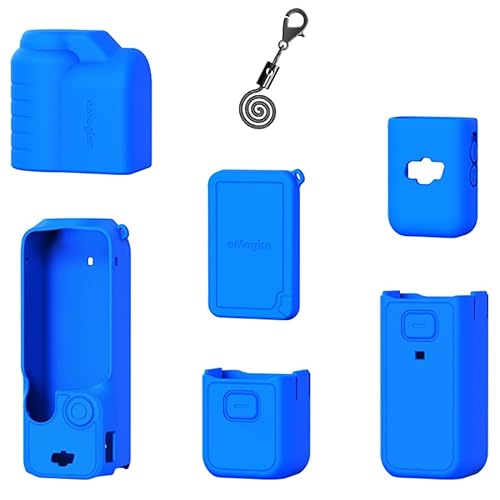 OSMO POCKET 3 保護ケース DJI POCKET 3 用 シリコンケース セット (Blue 7セット)