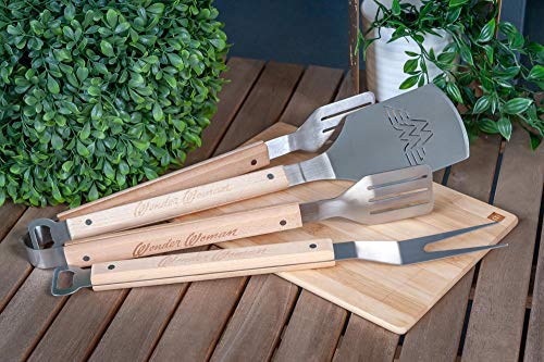 Set de 3 piezas para parrilla Wonder Woman Utensilios BBQ miniatura 5