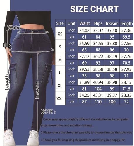 Skinny Jeans for Women Slim Fit Stretchy Denim Pants Jeggings with Pockets2