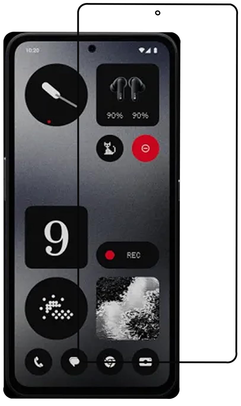 Tough Lee Tempered Glass Screen Guard Protector for CMF by Nothing Phone 1 5G (Edge to Edge Coverage) (with Easy Installation Kit) (Black) (Pack of 1) (B0D9P7J4J6) Amazon Price History, Amazon Price Tracker