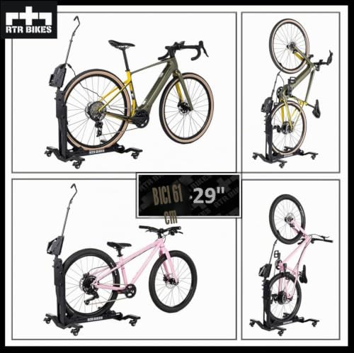 Miniatura 3 de Rtr Bikes Brutus Up Pro Professional - Soporte De Bicicleta Independiente - Ideal Para Tu Garaje, Casa O Tienda De Bicicletas