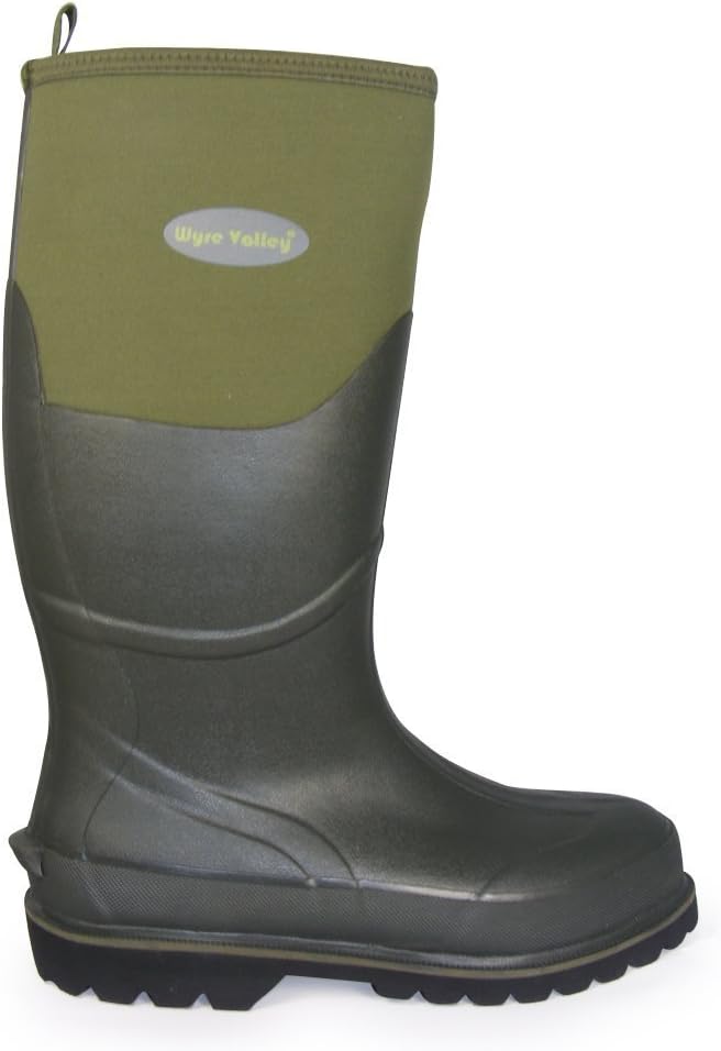 Trent Mens Womens Green Shooting Mucker Country Wellington Stable Boots UK 5