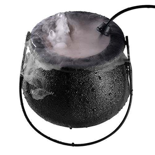 Halloween Hexe Kann Magische Atmosphäre Nachtlampe 5"zinklegierung Sprühgerät Zerstäuberlampe Frosted Can Fog Maker Mit 12 Led-lichtern 16w