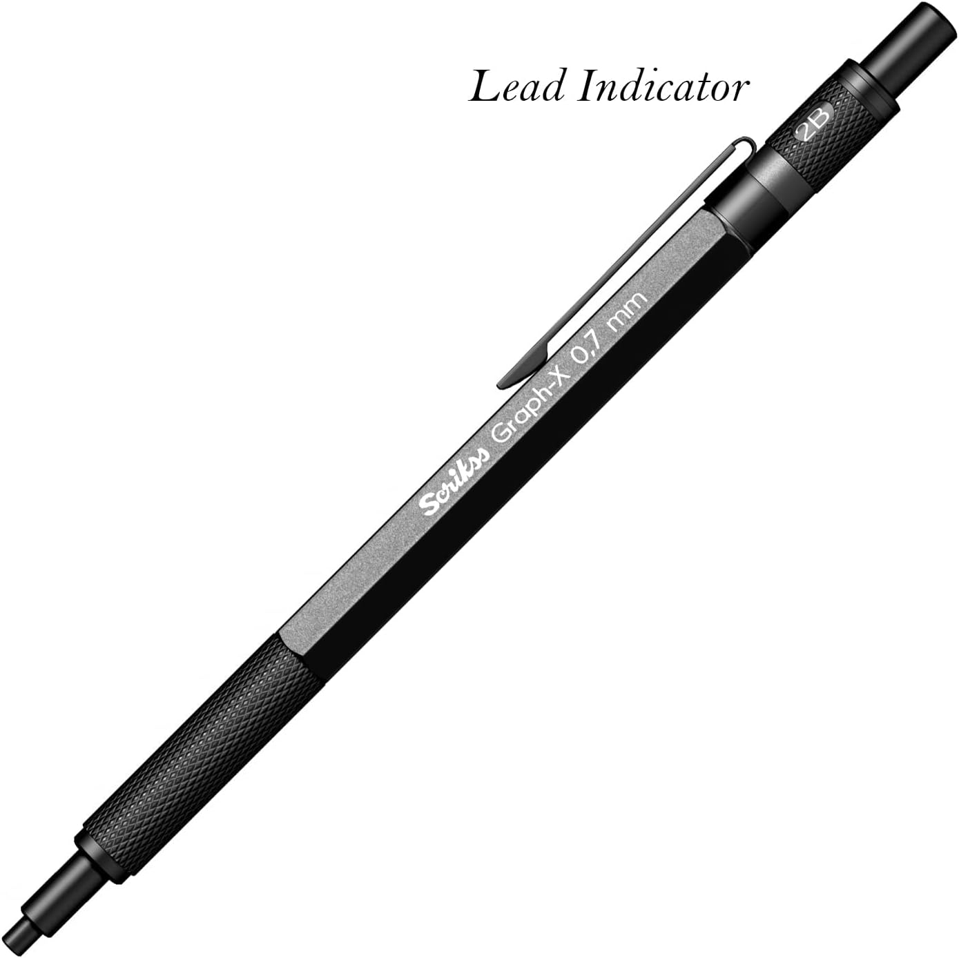 Scrikss Graph-X Mechanical Pencil (0.7 mm, Anthracite)