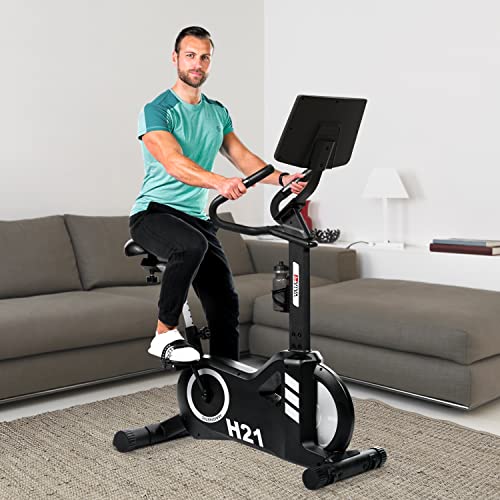 AsVIVA Heimtrainer & Ergometer H21 Pro Wi-Fi I Integrierter Fitnesscomputer I Take-to-Carry System I Elektrisch… – Bild 3