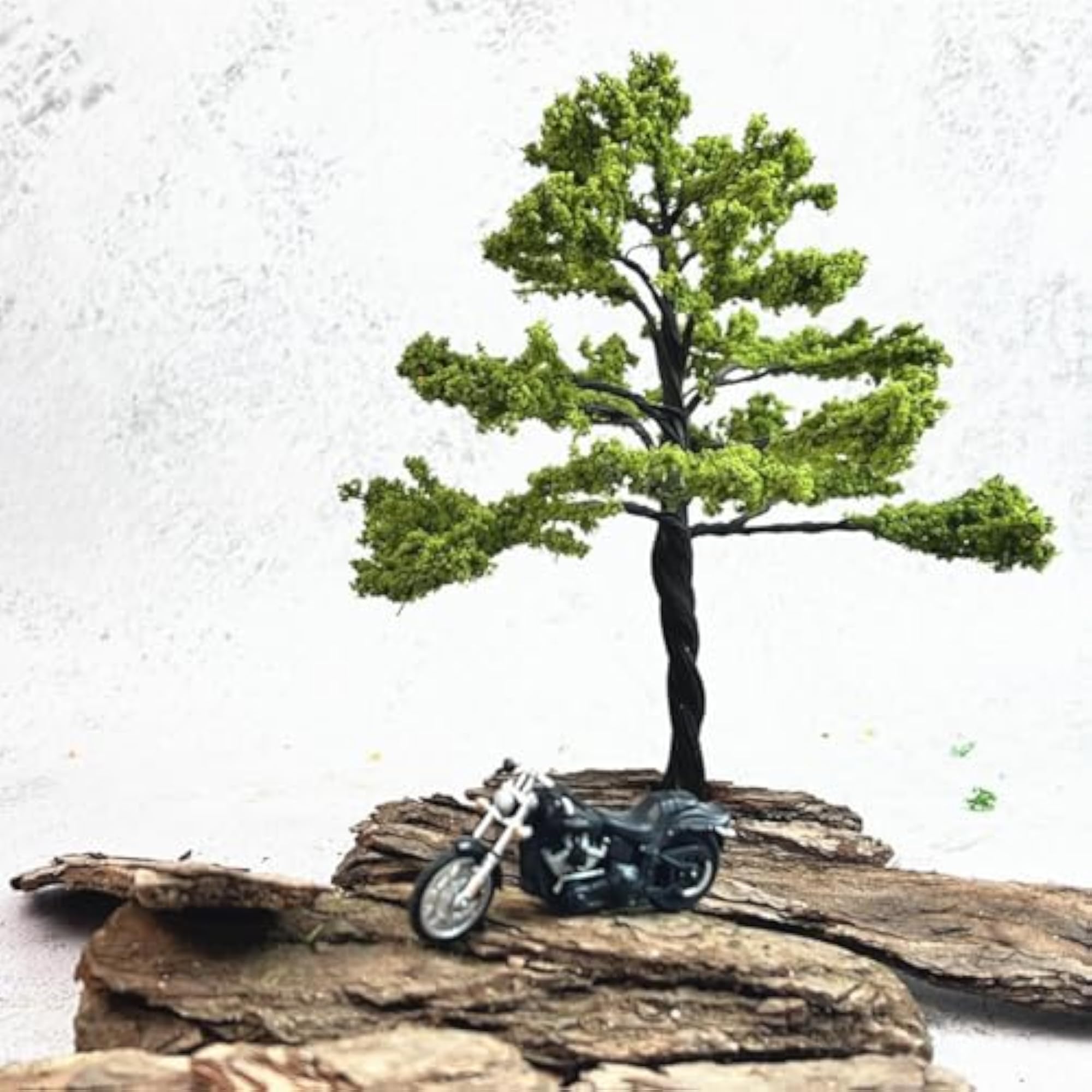 DIY Scene Materials Diorama Kits with Realistic Mini Wood Models, 5Pcs