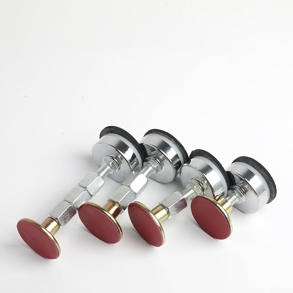 4PCS Heavy Duty Zinc Alloy Antique T Hinges Cabinets, Wooden Boxes and Shed Doors, Decorative Bronze Cabinet Hardware with 20 Screws(45-55mm)