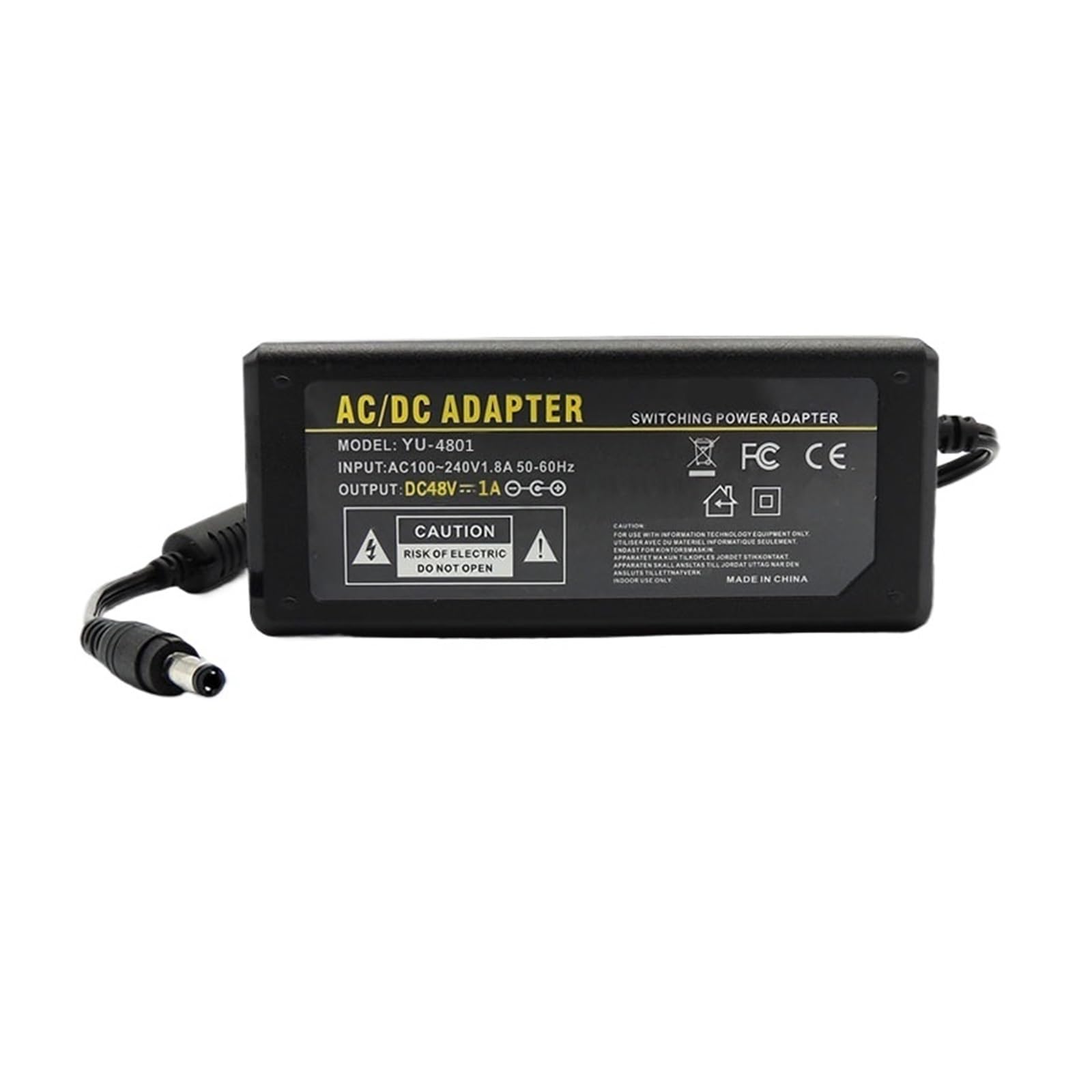 Adaptateur d'alimentation à découpage YU4801 48V1A sans Cordon d'alimentation