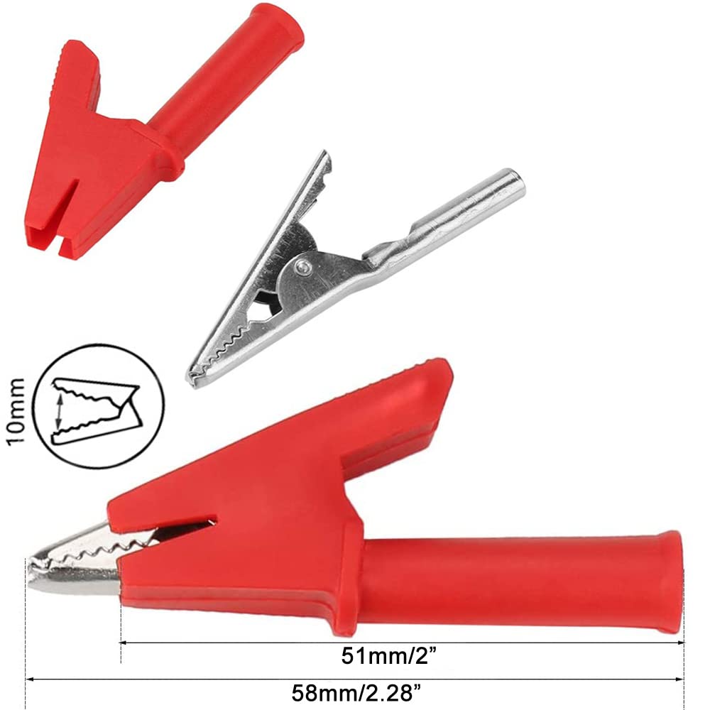 Grelua 4 St Zwaar Uitgevoerde Krokodillenkleen Volledig Geïsoleerde