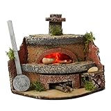 ✅ DIMENSIONI E MATERIALI : I nostri forni sono fatti con legno, sughero e lichene stabilizzato, con la sua luce rossa effetto fiamma ti permetterà di realizzare nella tua casa un’atmosfera realistica e natalizia unica. Le dimensioni sono 13x10x11 cm.
