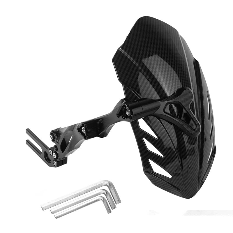 Image of MIPPO Carbon Fiber Rear Fender for N1S, U+b, M2, NGT & Little Monkey Bikes | Modified Scooter Mudguard Accessory