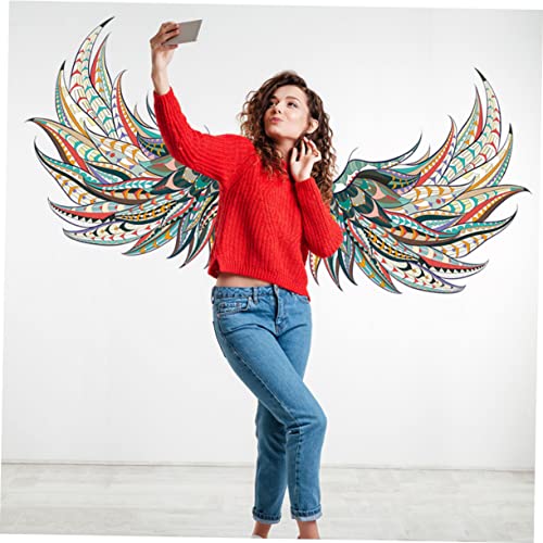 ORFOFE 1 peça atraente para decoração de parede de casa decoração de asas de parede chique exclusivo