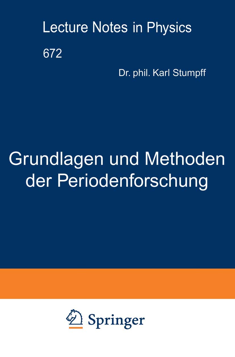 Grundlagen und Methoden der Periodenforschung (German Edition)