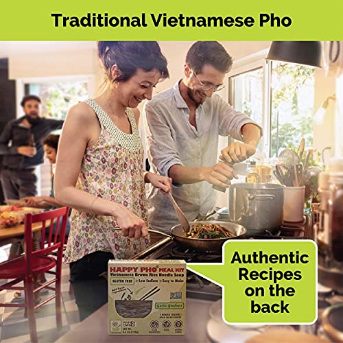Pho Kit - Garlic Goodness, Rice Noodles, Brown Rice Noodles, Ramen Noodles Alternative, Non-Gmo, Pad Thai Noodles, Star Anise Foods #TOP6