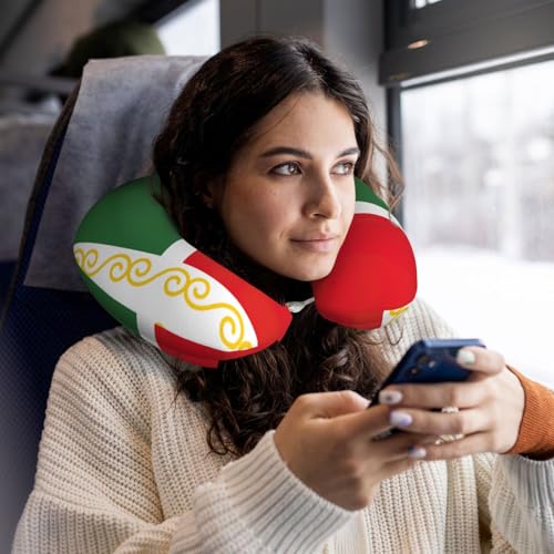 Almohada viscoelástica U para viaje tamaño único miniatura 6