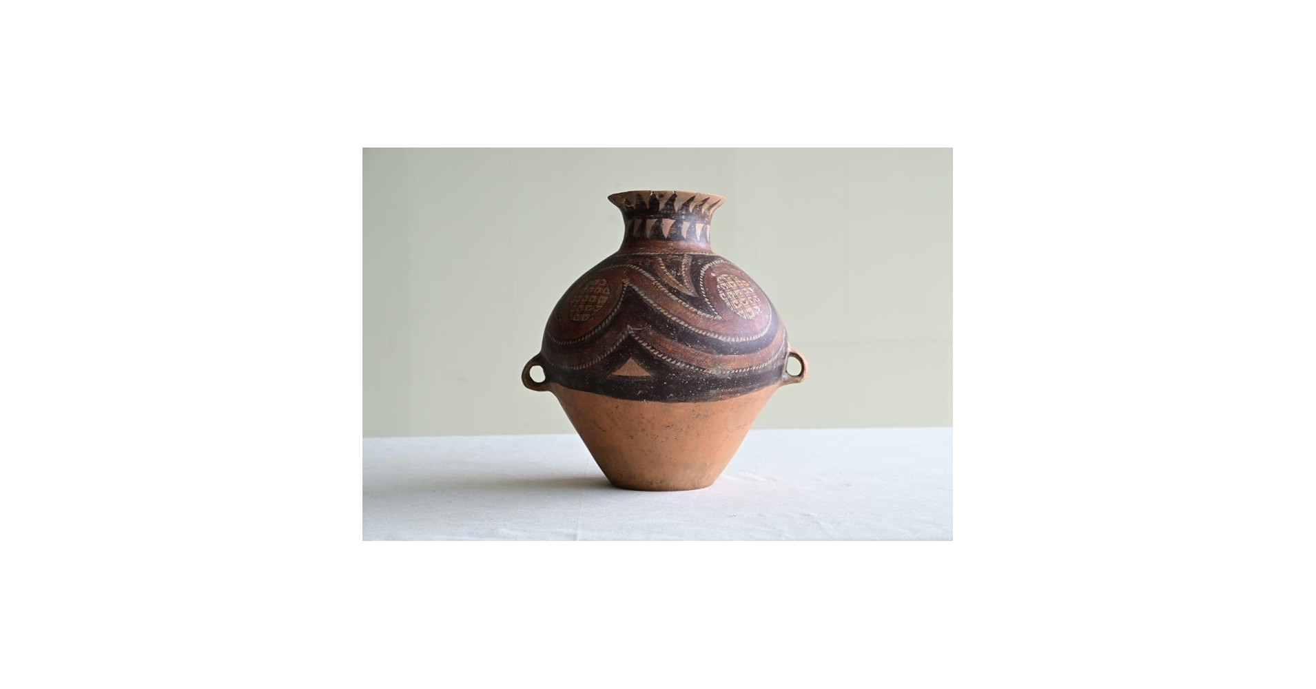 Amazon.co.jp: 【古美術】アンダーソン土器彩陶土器灰陶加彩双耳壺黄茶 Amazon.co.jp: 【古美術】アンダーソン土器彩陶土器灰陶加彩双耳壺黄茶