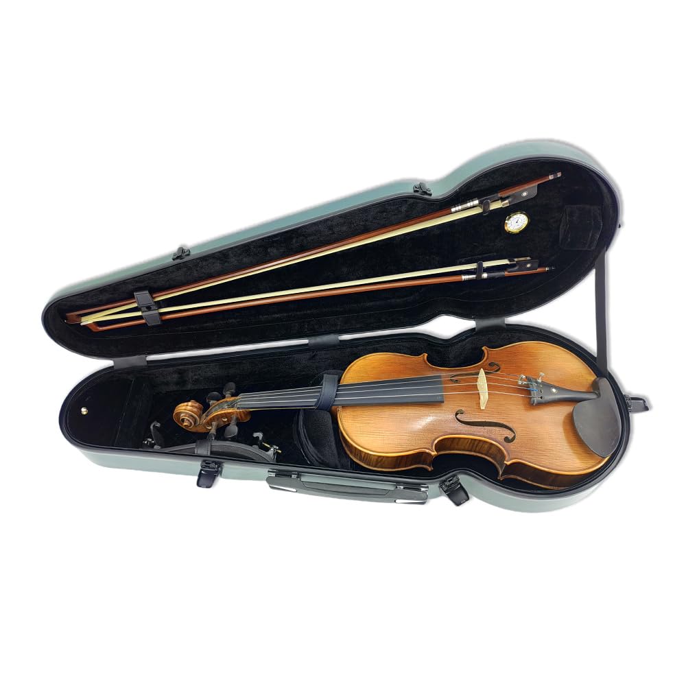 Viola Case - Funda de fibra de carbono de 16 pulgadas, ajustable para tamaños de 15 a 16.5 pulgadas, funda de viola fuerte, duradera, fuerte y ligera