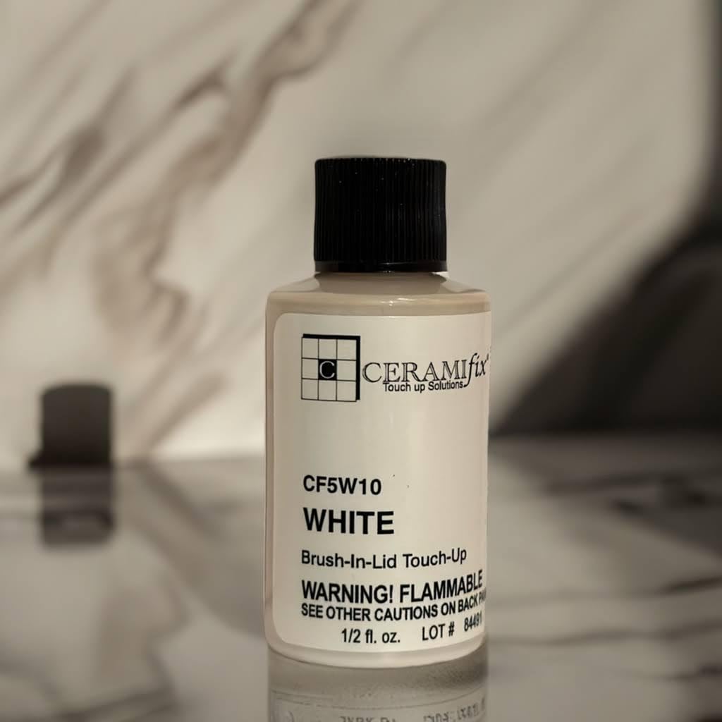 Ceramifix .5 oz White Touch up Paint for Tile, Appliances and More